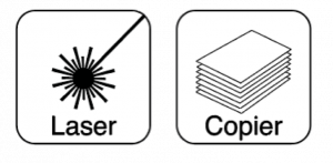 laser copier transparent label